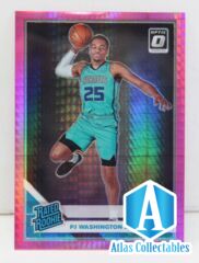 PJ Washington Jr RC 2019-20 Donruss Optic Hyper Pink Prizm Rated Rookie Card 152